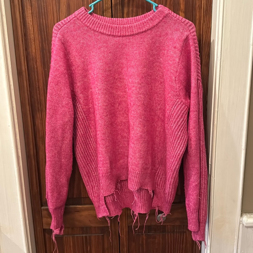 Pink Knit Sweater